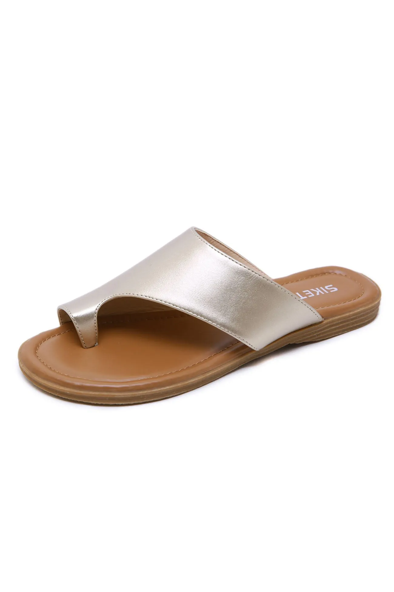 Amozae-Toe Ring Slide Sandals