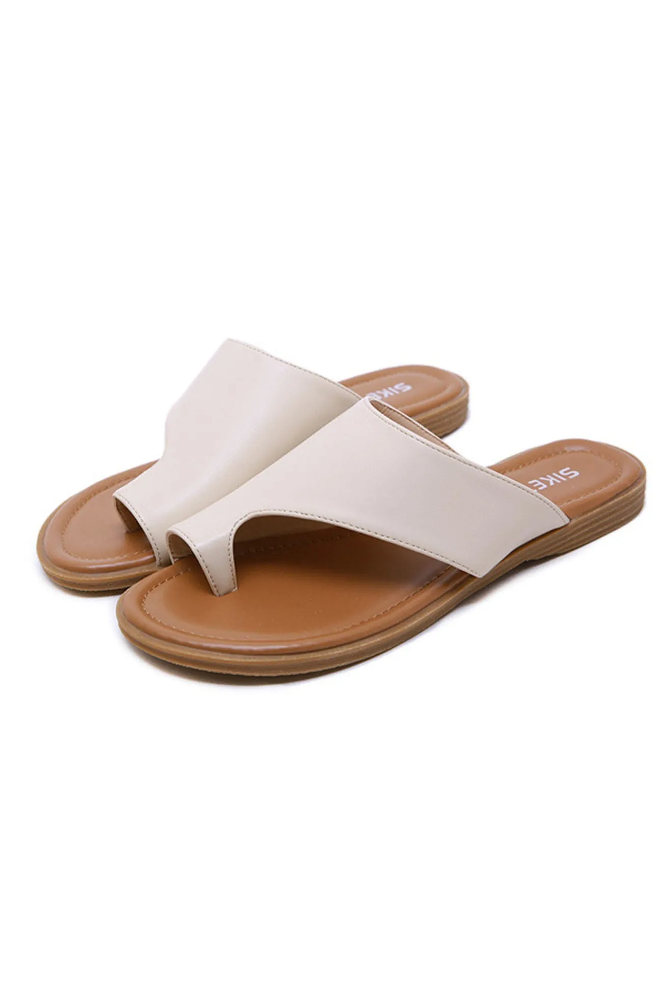 Amozae-Toe Ring Slide Sandals