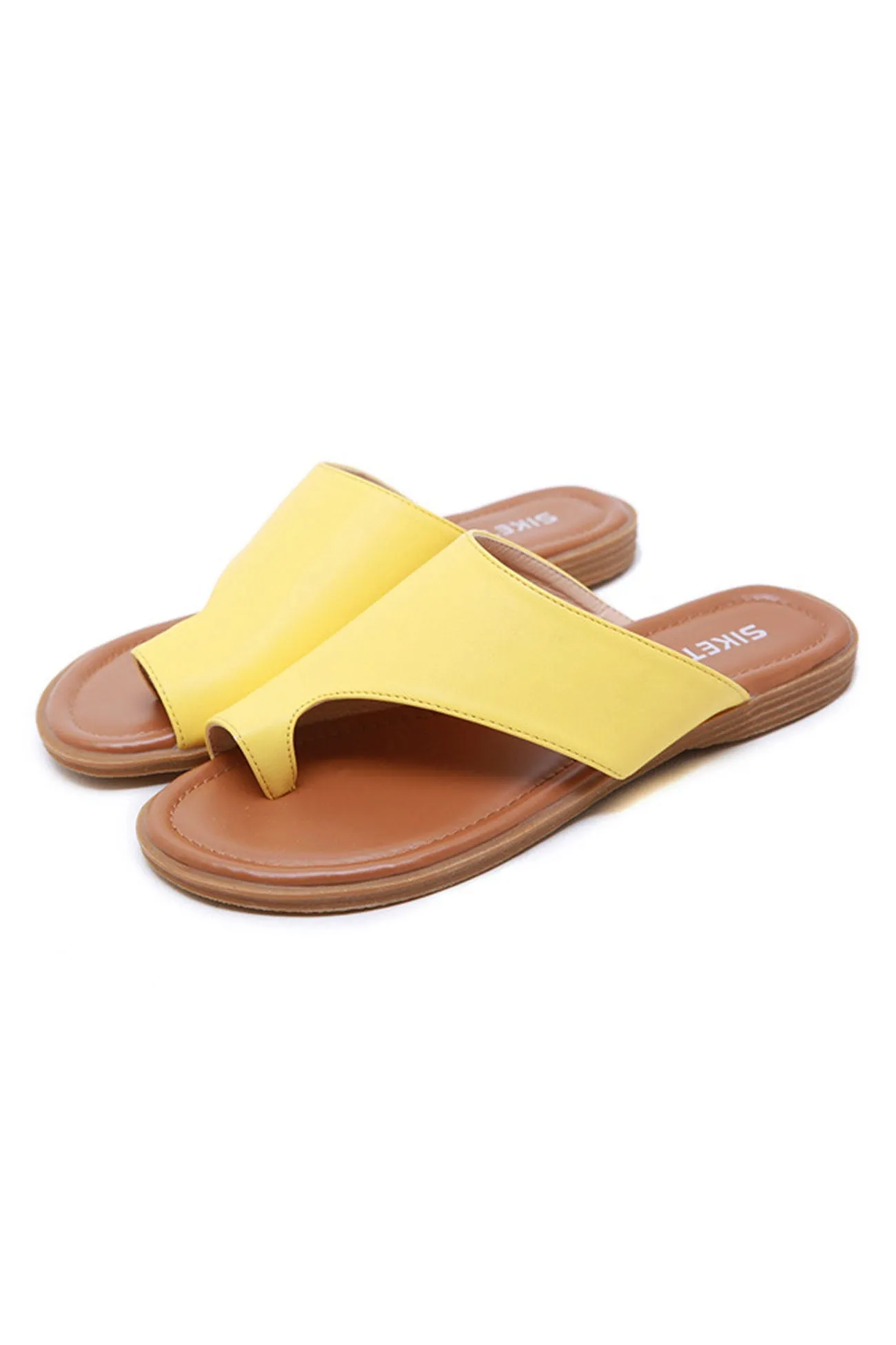 Amozae-Toe Ring Slide Sandals