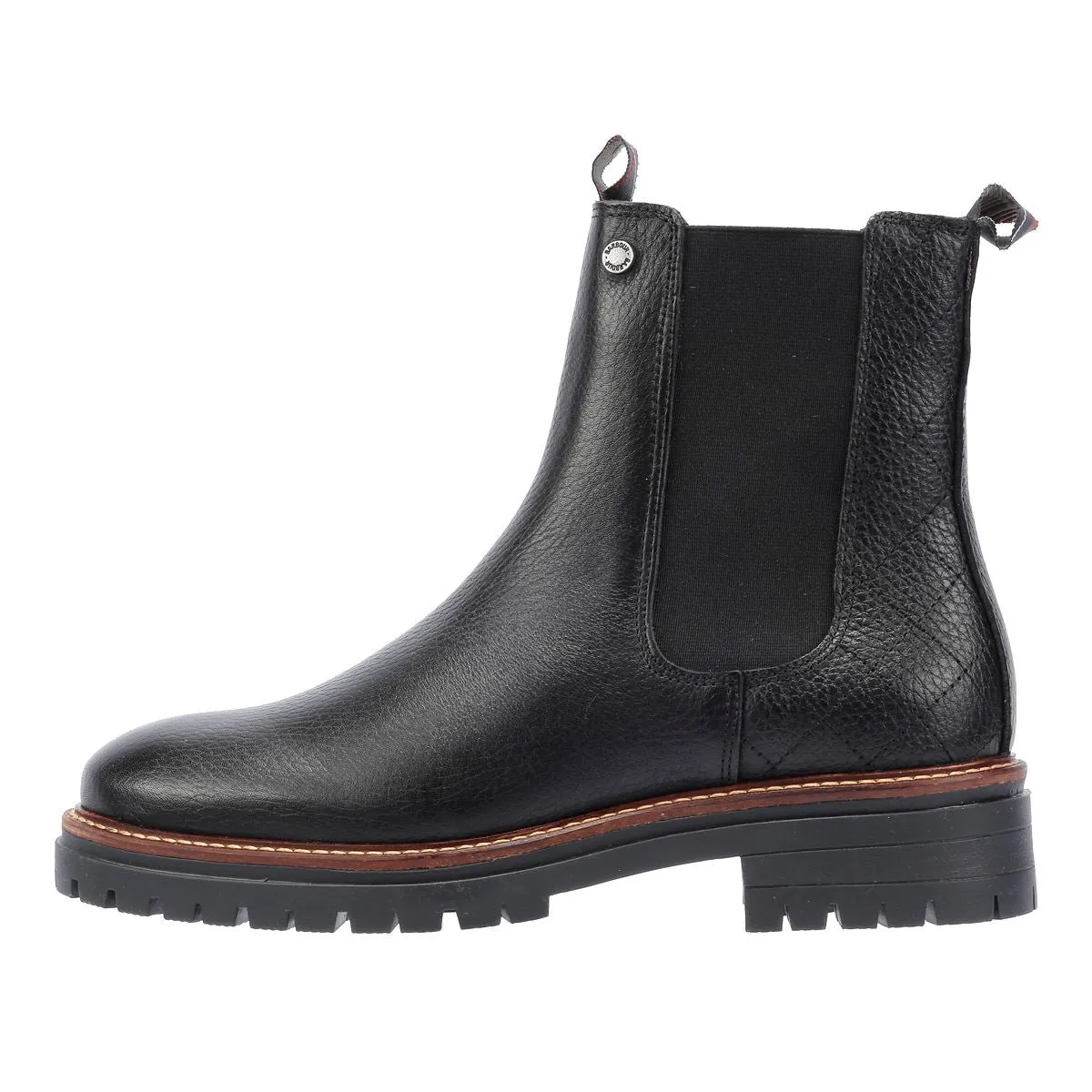 Barbour Evie Leather Women's Black Chelsea Boots