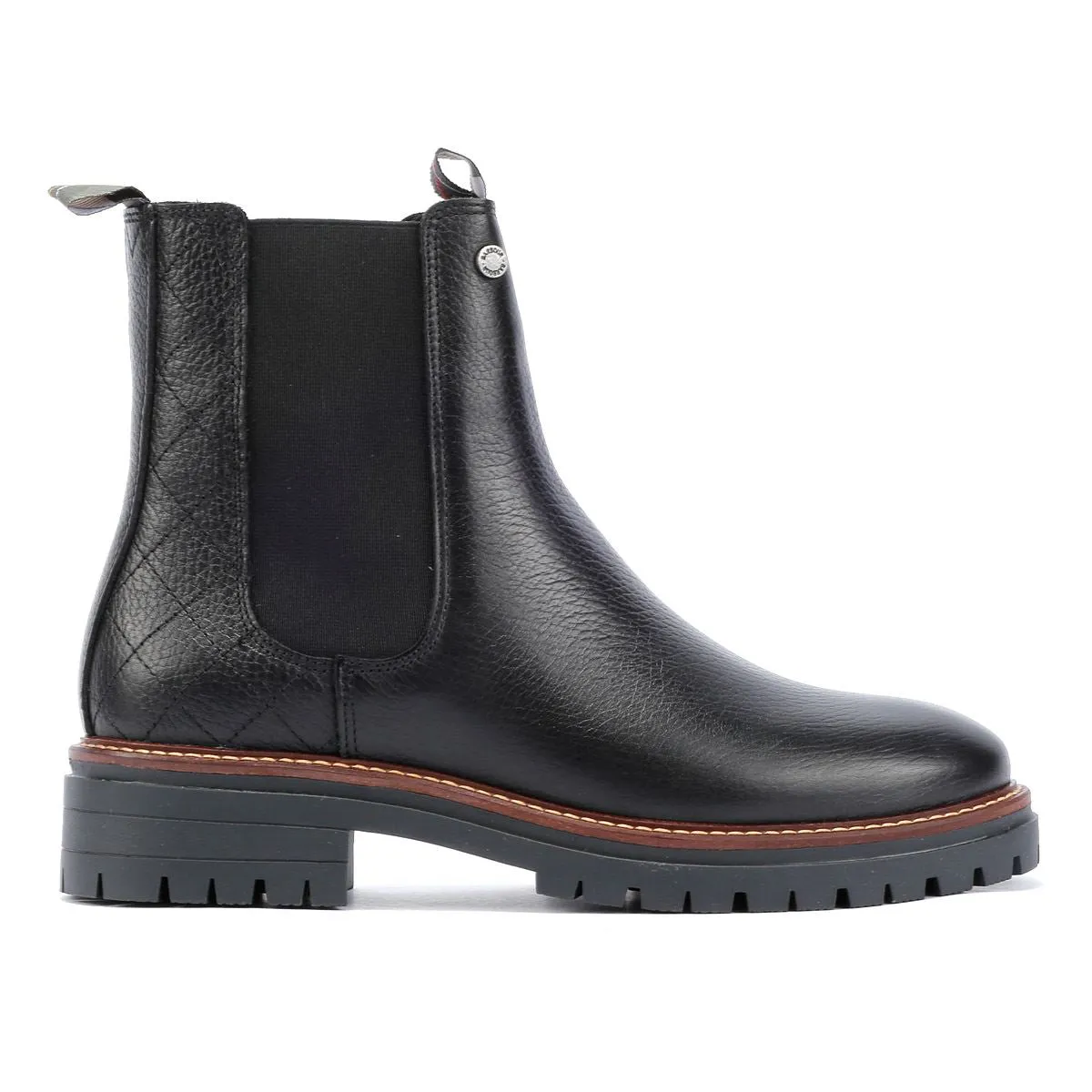 Barbour Evie Leather Women's Black Chelsea Boots