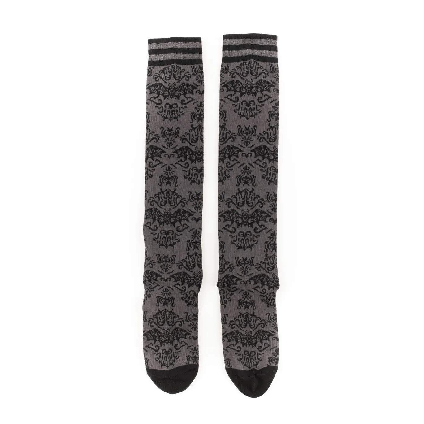 Bat Damask Unisex Knee Socks