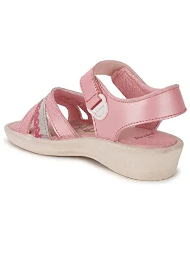 Bubblegummers Castle Princess Girl sandal In Red