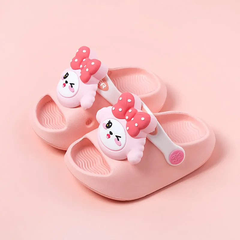 Children's slippers, breathable, cute, soft-soled summer outer wear, boys and girls, baby dinosaur slippers, children's hole-in-the-wall shoes