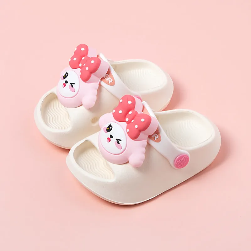 Children's slippers, breathable, cute, soft-soled summer outer wear, boys and girls, baby dinosaur slippers, children's hole-in-the-wall shoes