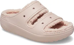 Classic Cozzzy Sandal Crocs Flat Sandal in Pink Clay