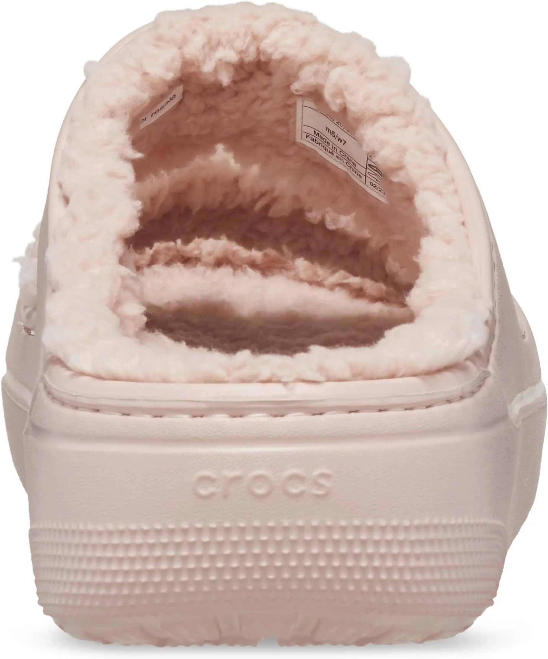 Classic Cozzzy Sandal Crocs Flat Sandal in Pink Clay