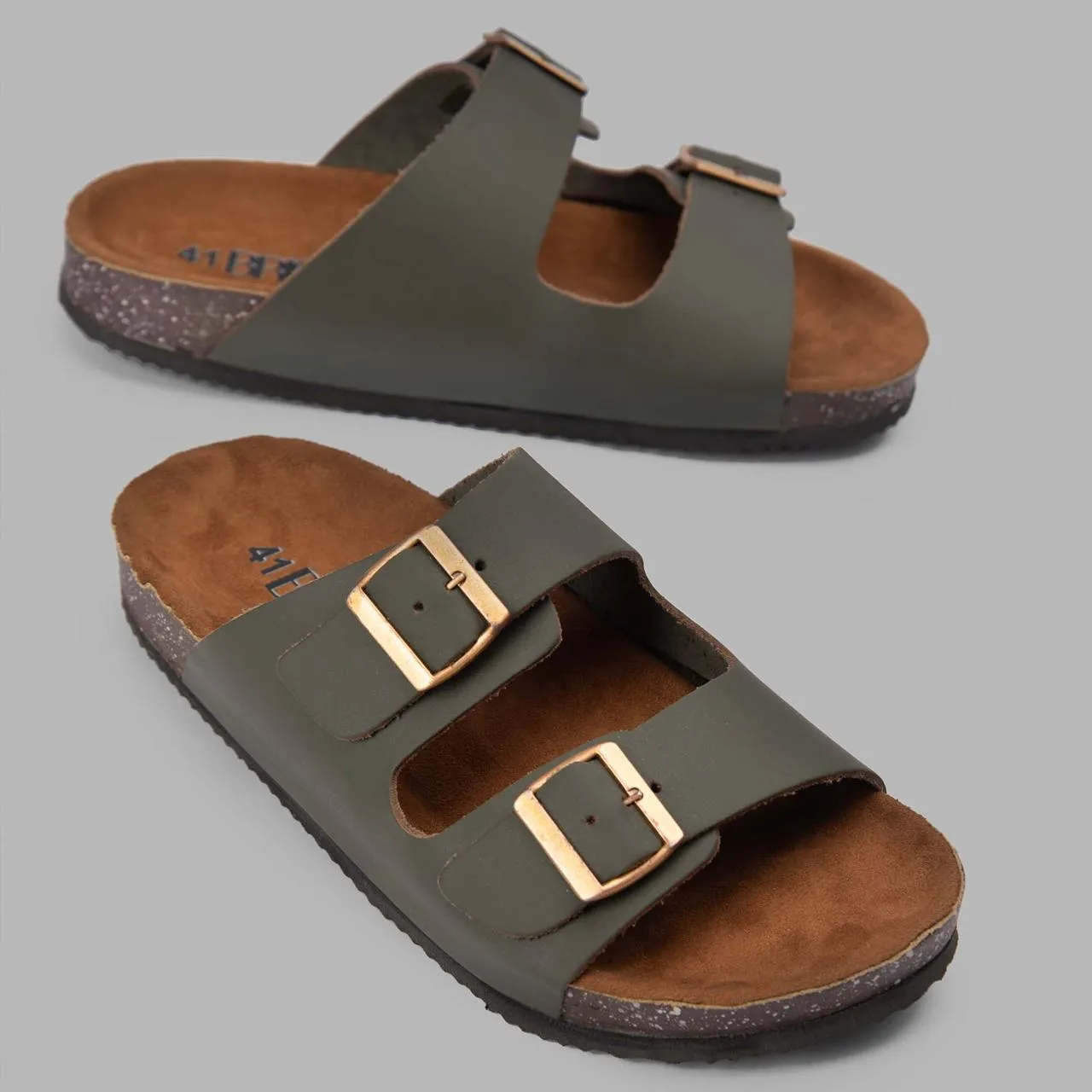 CloudStep | Comfy Footbed Slippers - Green