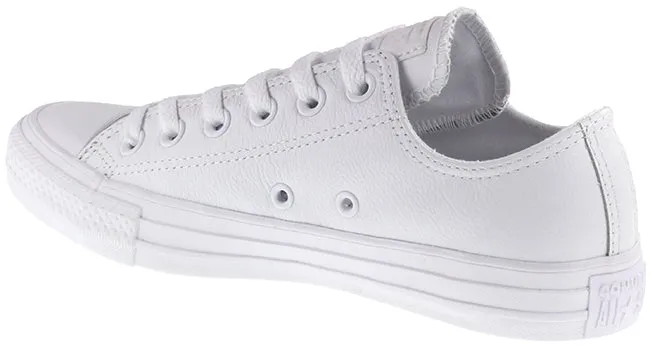 Converse Shoes Womens Chuck Taylor All Star Ox Leather White