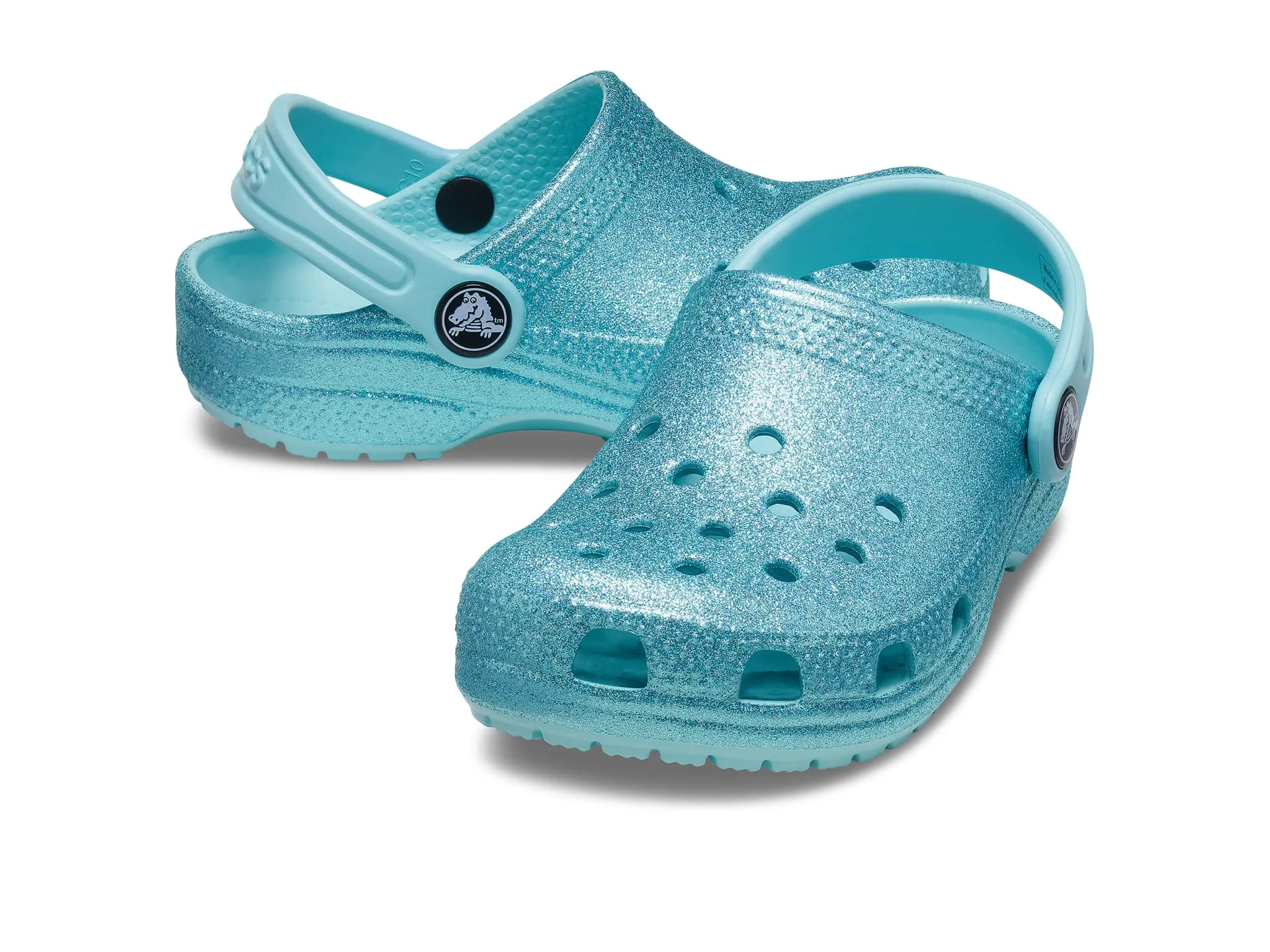 Crocs Kids Classic Glitter Clog (Toddler)