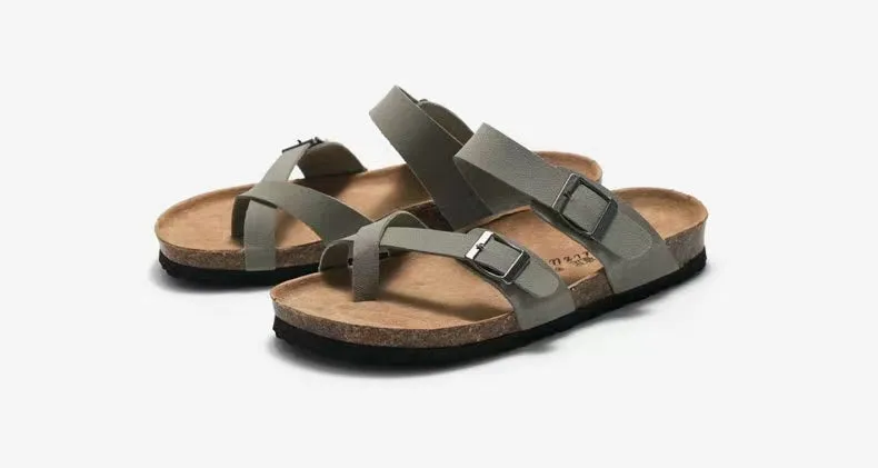 Fashionable Leather Causal Comfort Beach Sandals