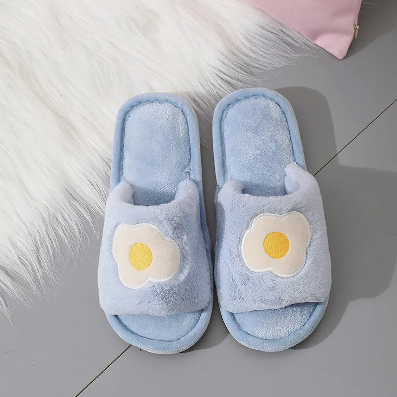 Fruit cotton slippers women