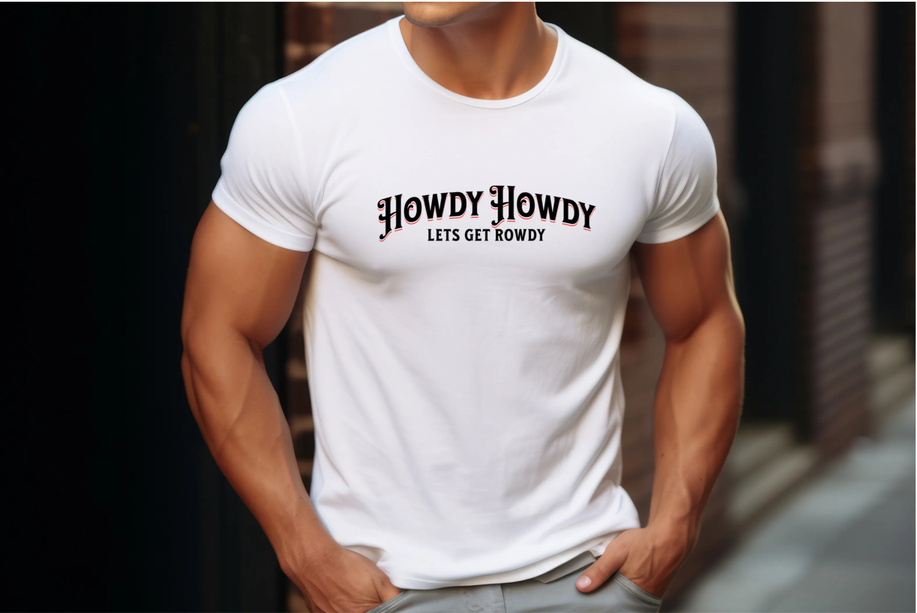 Howdy Howdy Let's get Rowdy T-Shirt, Country T-Shirt, Rowdy T-Shirt, Casual T-Shirt, Howdy T-Shirt