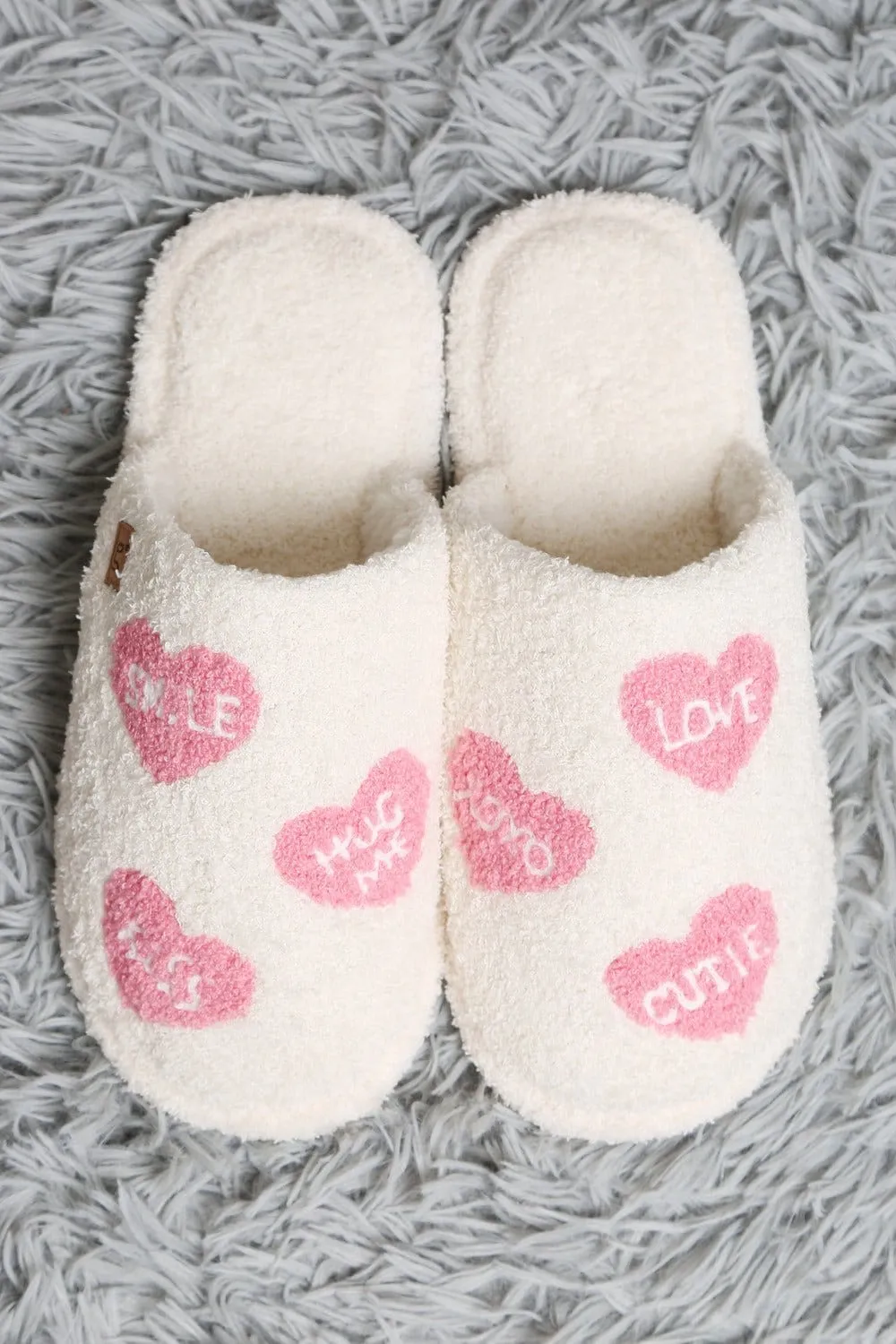 JCL6113 Super Lux Love Heart Slippers