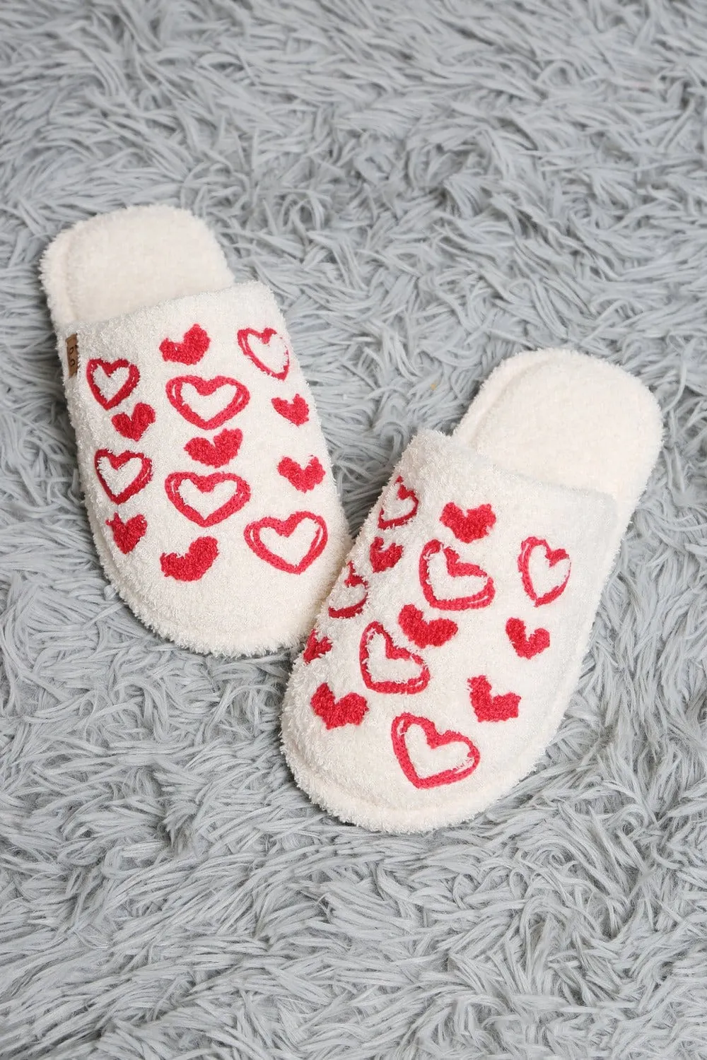 JCL6113 Super Lux Love Heart Slippers