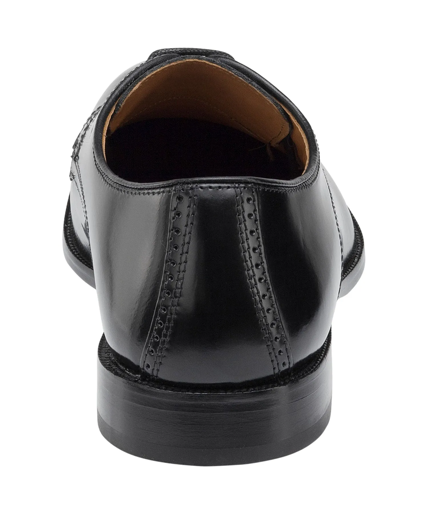 Johnston & Murphy Bradford Cap Toe Oxford - Black