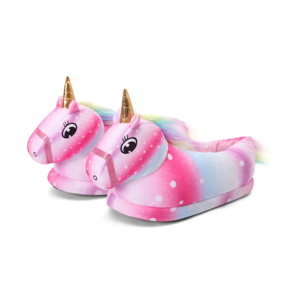 Kids Plush Magical Unicorn Cute House Slippers