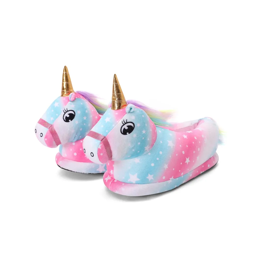 Kids Plush Magical Unicorn Cute House Slippers