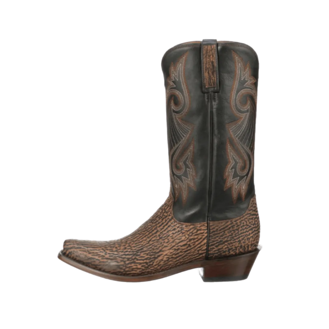 Lucchese Men's Mingus Exotic Shark Western Boots