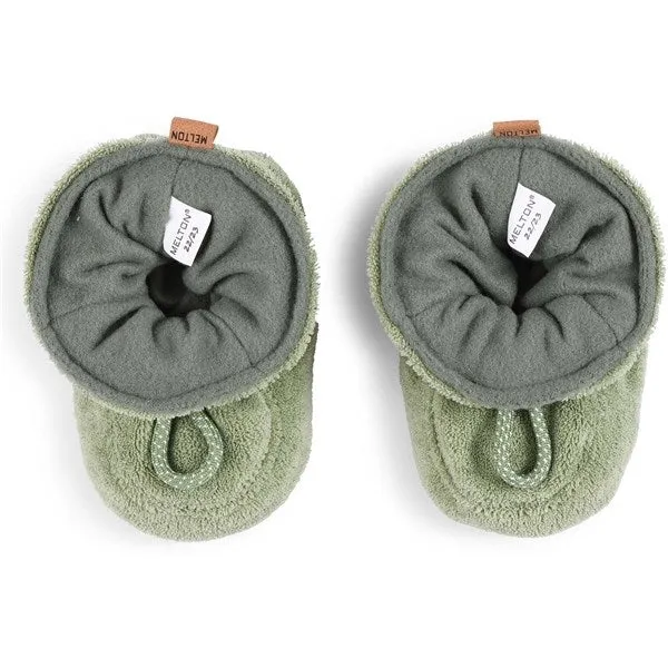 MELTON Terry Trextile Slippers Basil