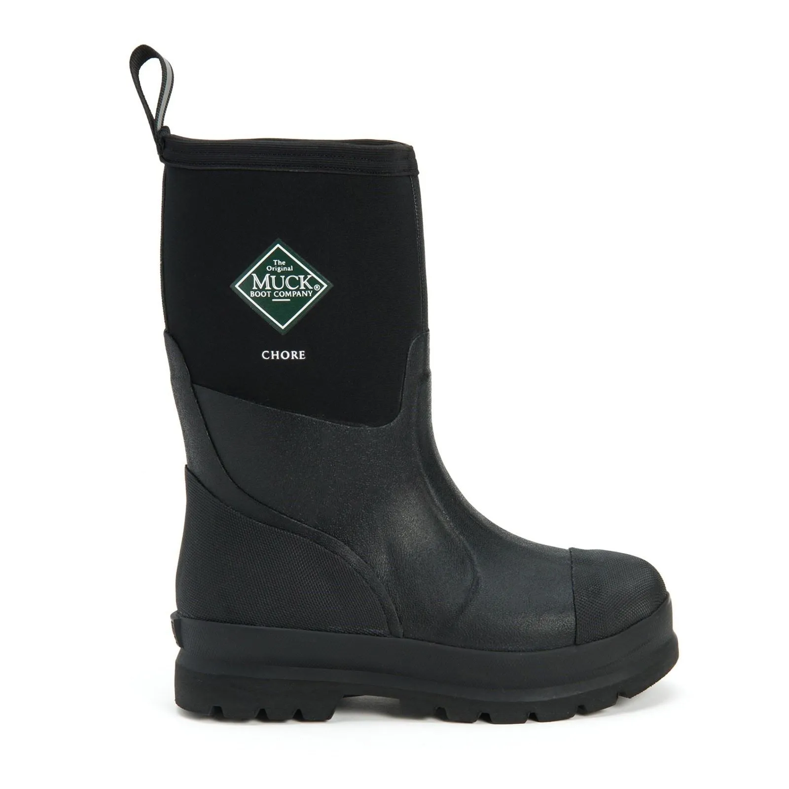 Muck Boots Chore Classic Mid Neoprene Black Wellington Boots