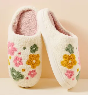 Multi Floral Slipper