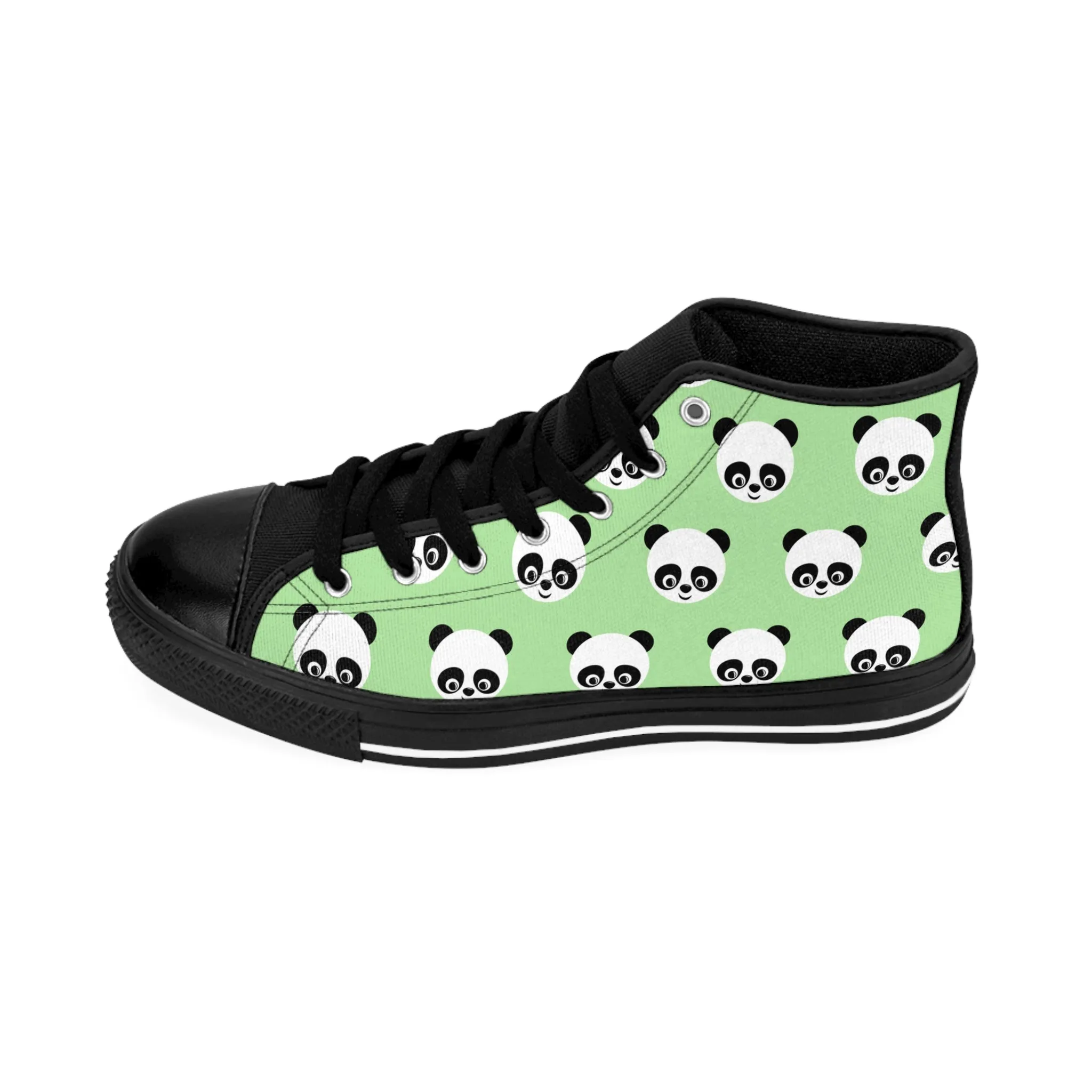 Panda Bear Women's Classic Sneakers