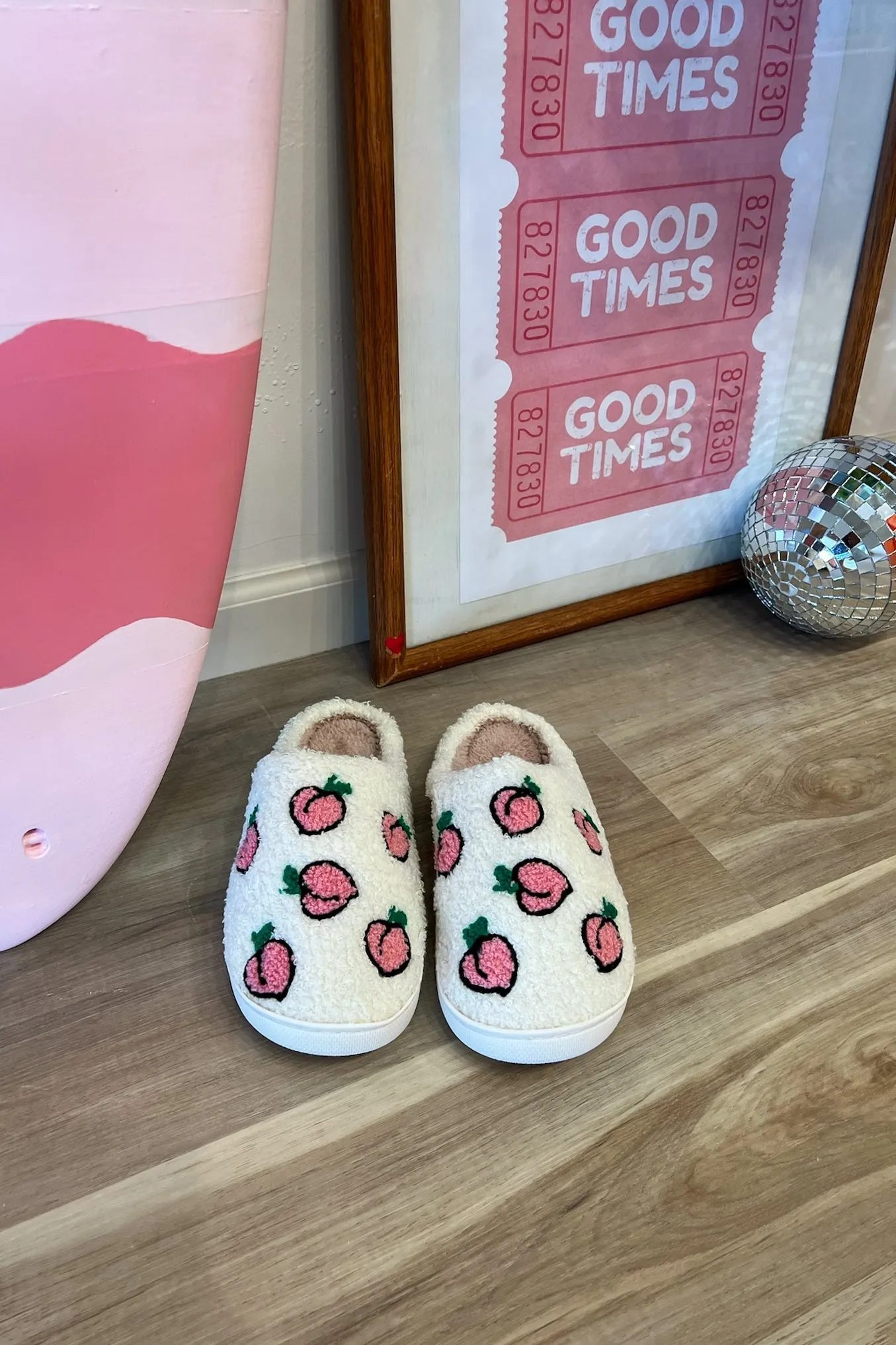 Peach Slippers