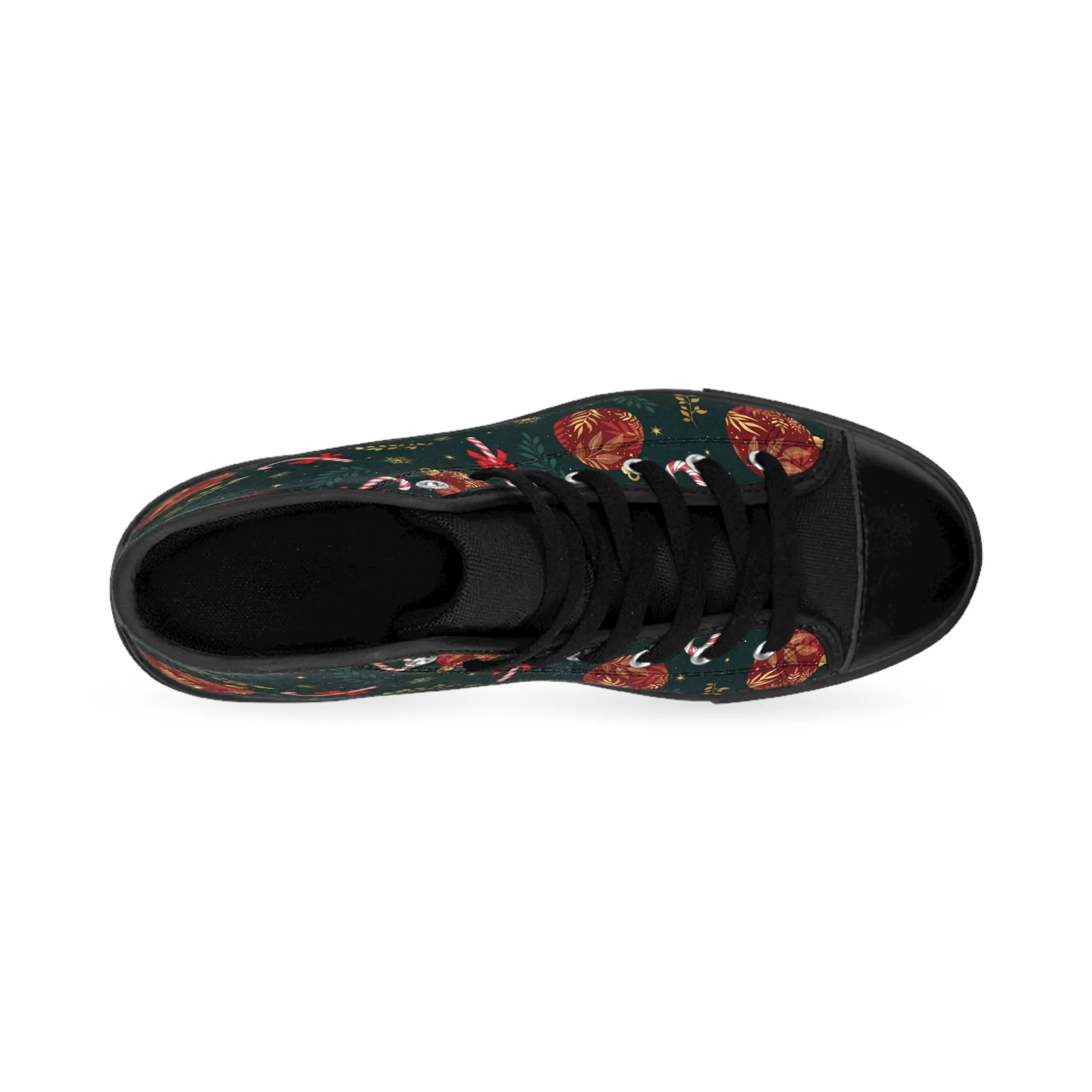 Red Christmas Ornaments Women's Classic Sneakers