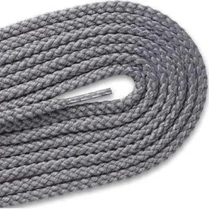 Round Braided Laces - Gray (2 Pair Pack) Shoelaces