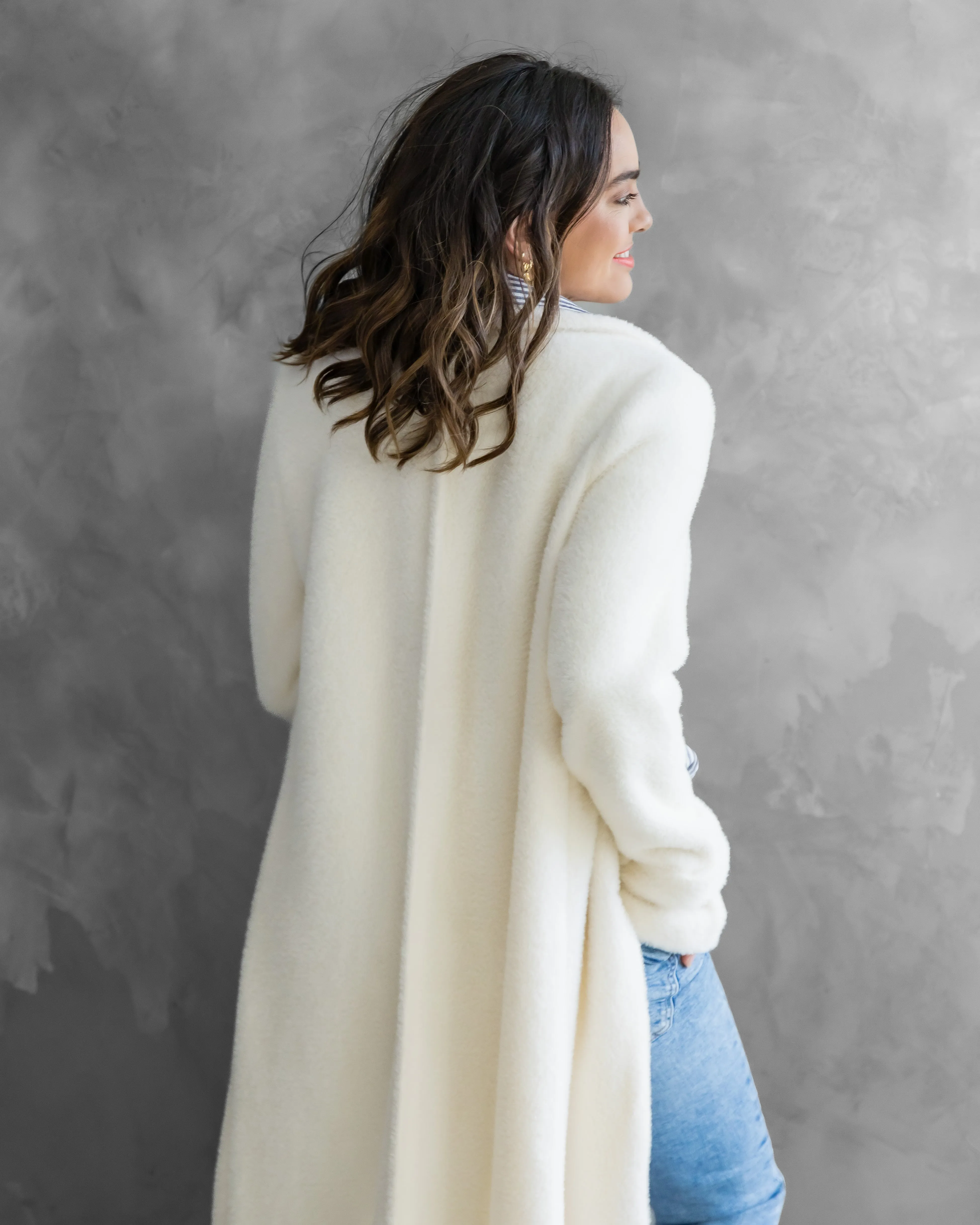 Soraya Short Fur Coat | Ivory