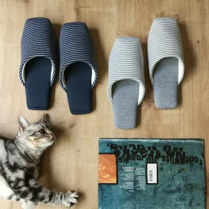 Striped Soft Bottom Slippers