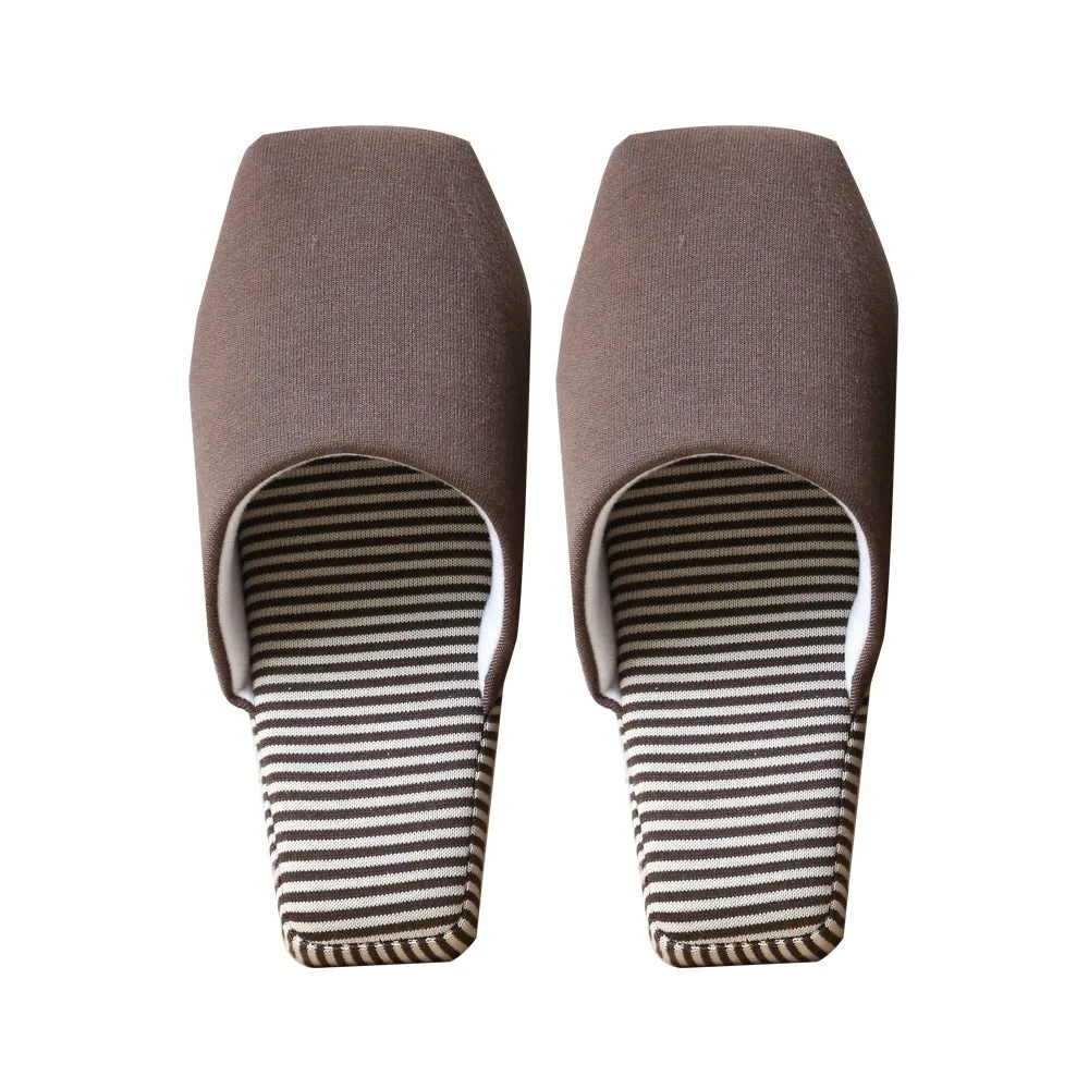 Striped Soft Bottom Slippers