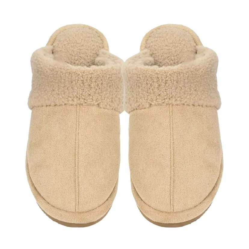 Suede Sherpa Slippers