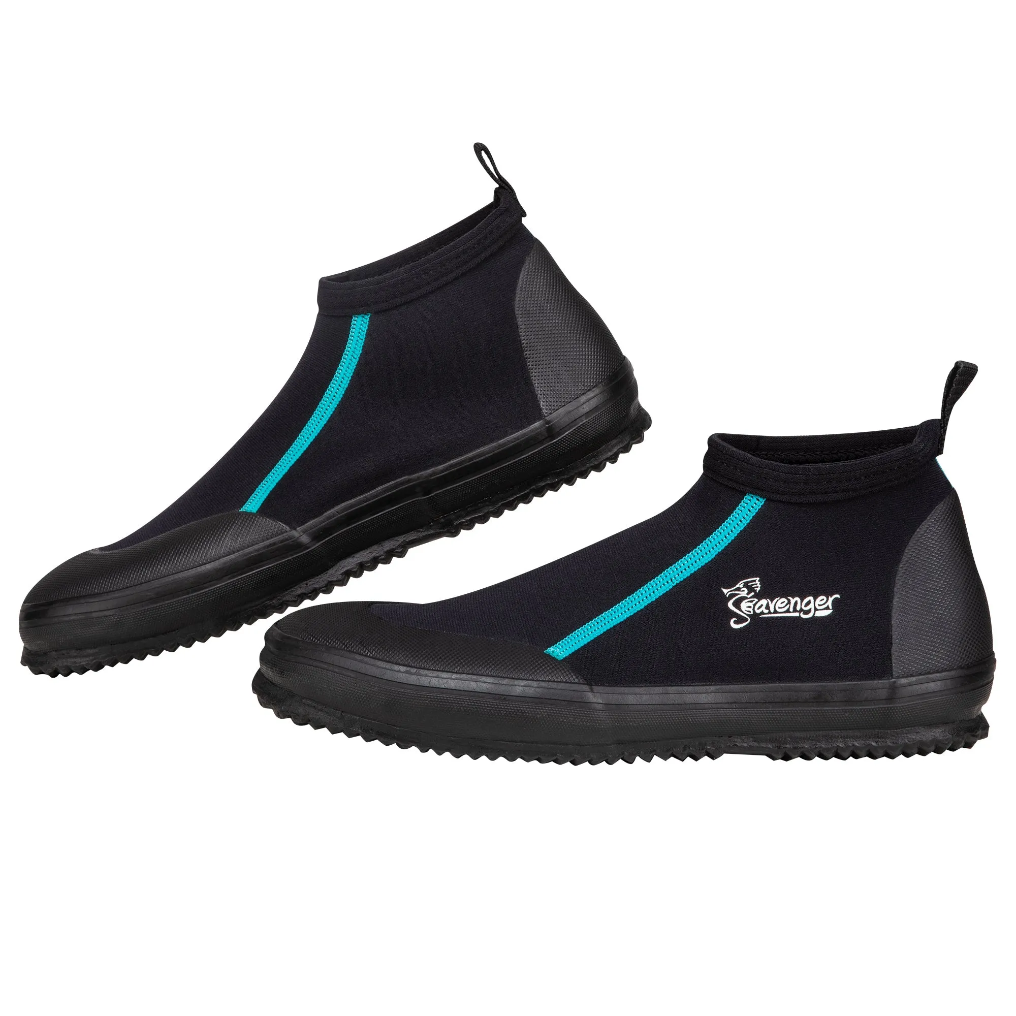 Tortuga Ankle Dive Booties - Black/Teal