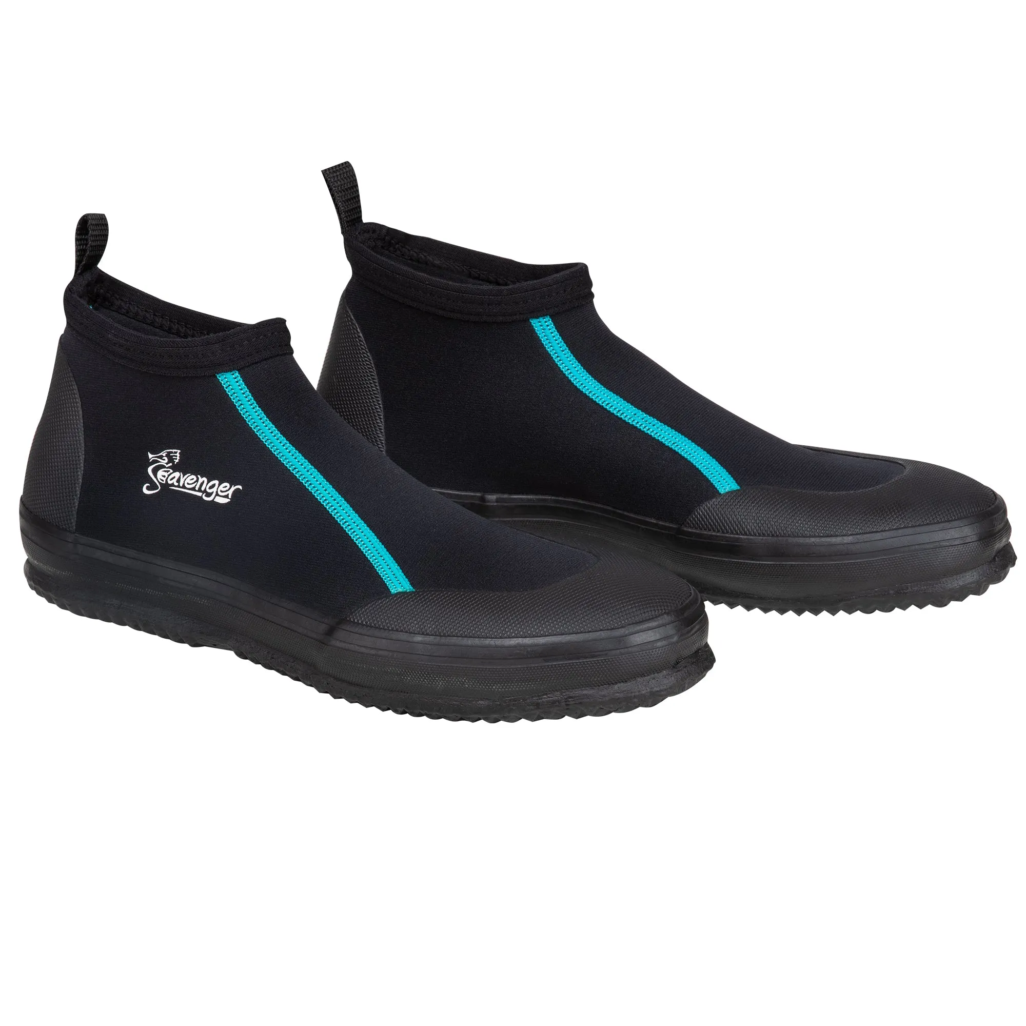 Tortuga Ankle Dive Booties - Black/Teal