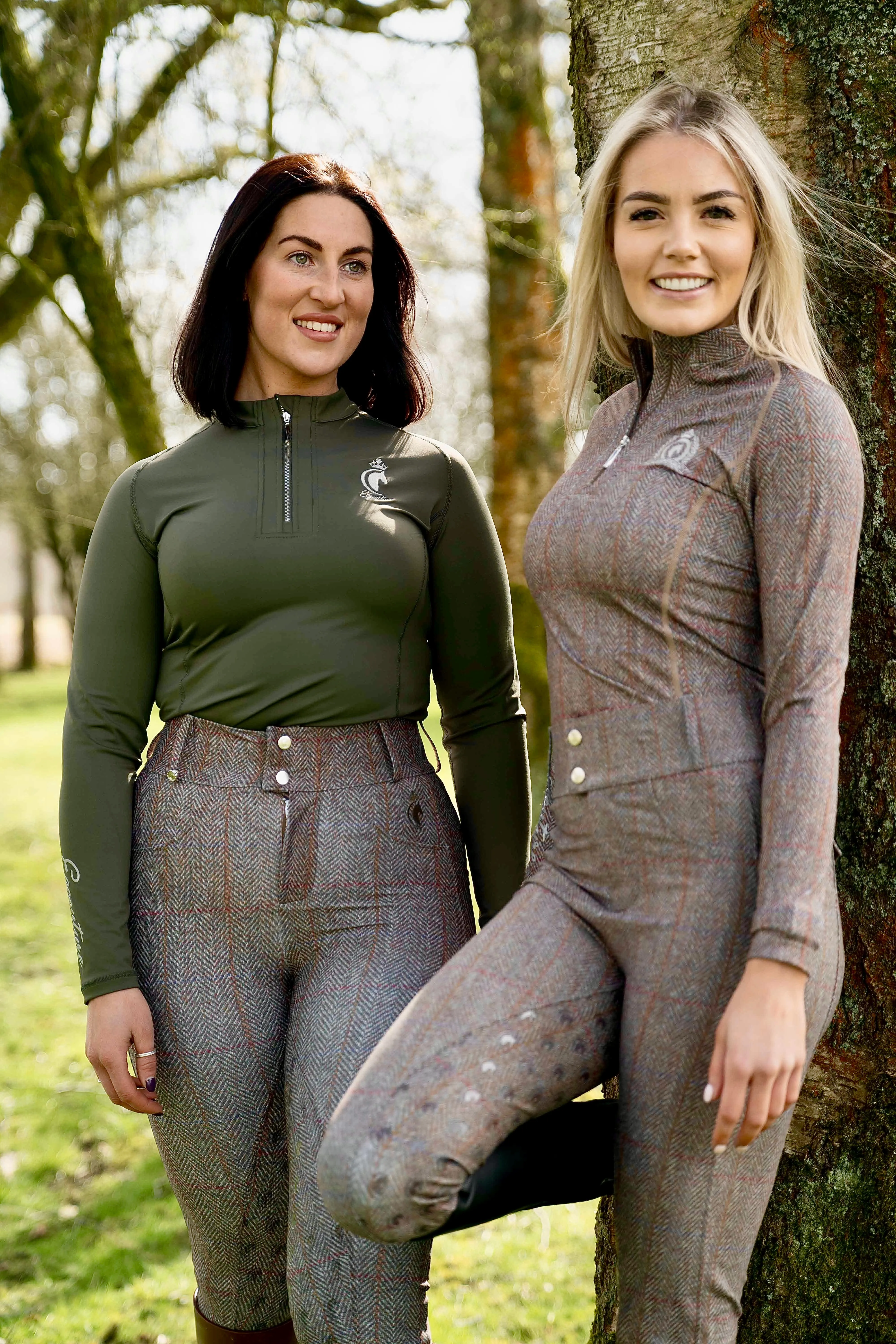 Tweed Riding Breeches (Breggings) - Full Grip