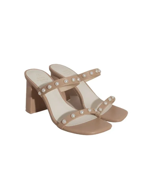 Victoria - Pearl Strap Heel